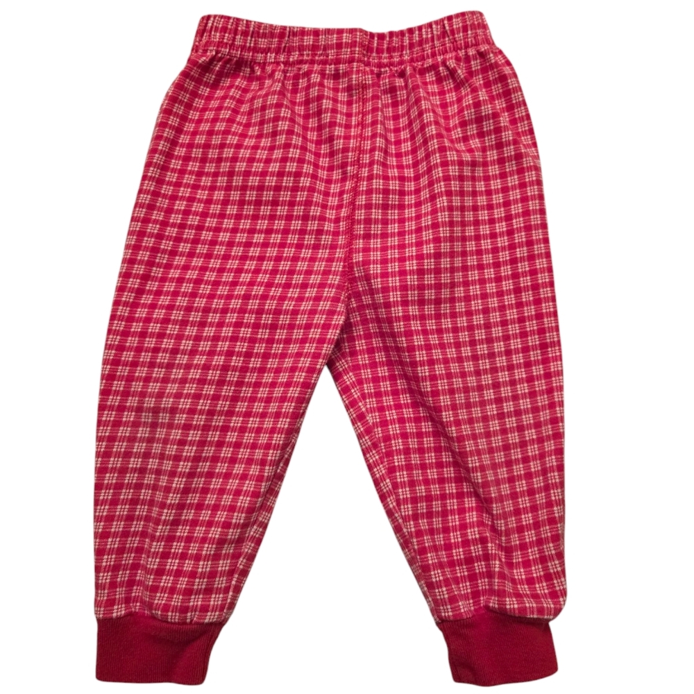 Vintage Y2K All Mine Red Plaid Elastic Pants